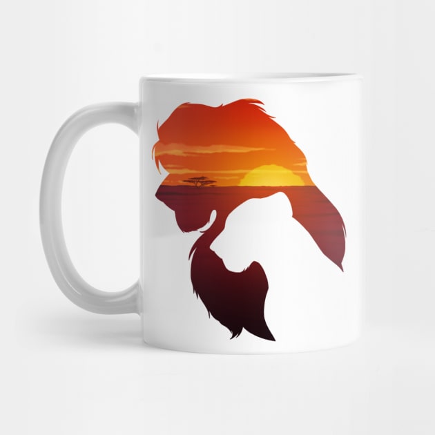 Simba & Nala SUNRISE by Nicole Nichols